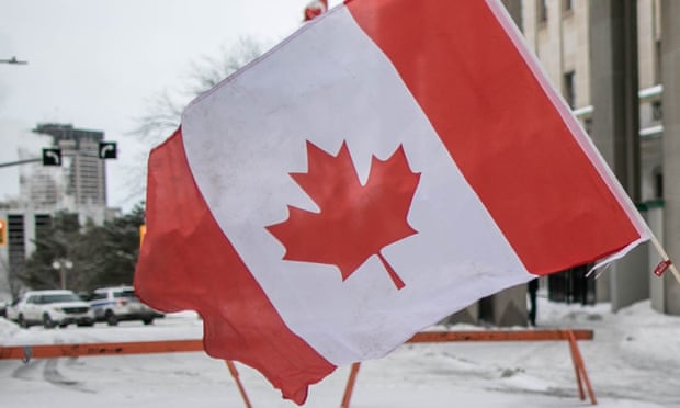 A Canada flag